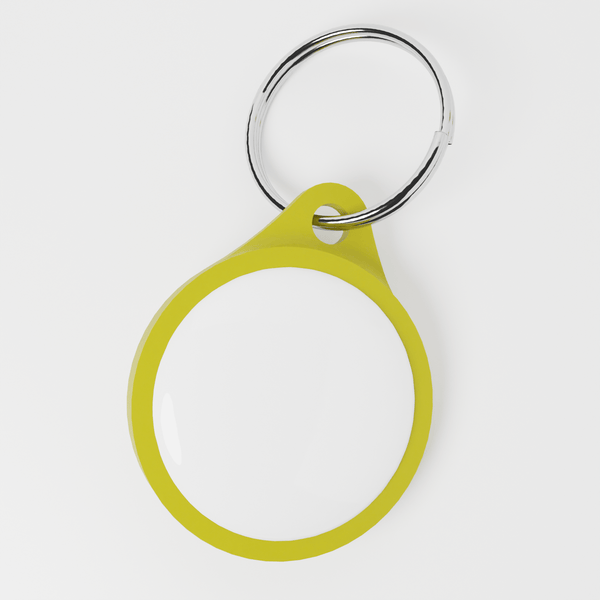 AirTag Keyring Holder Attachment (4 PACK) Low Profile For Tracking Device - Pop Fit - Various Colours