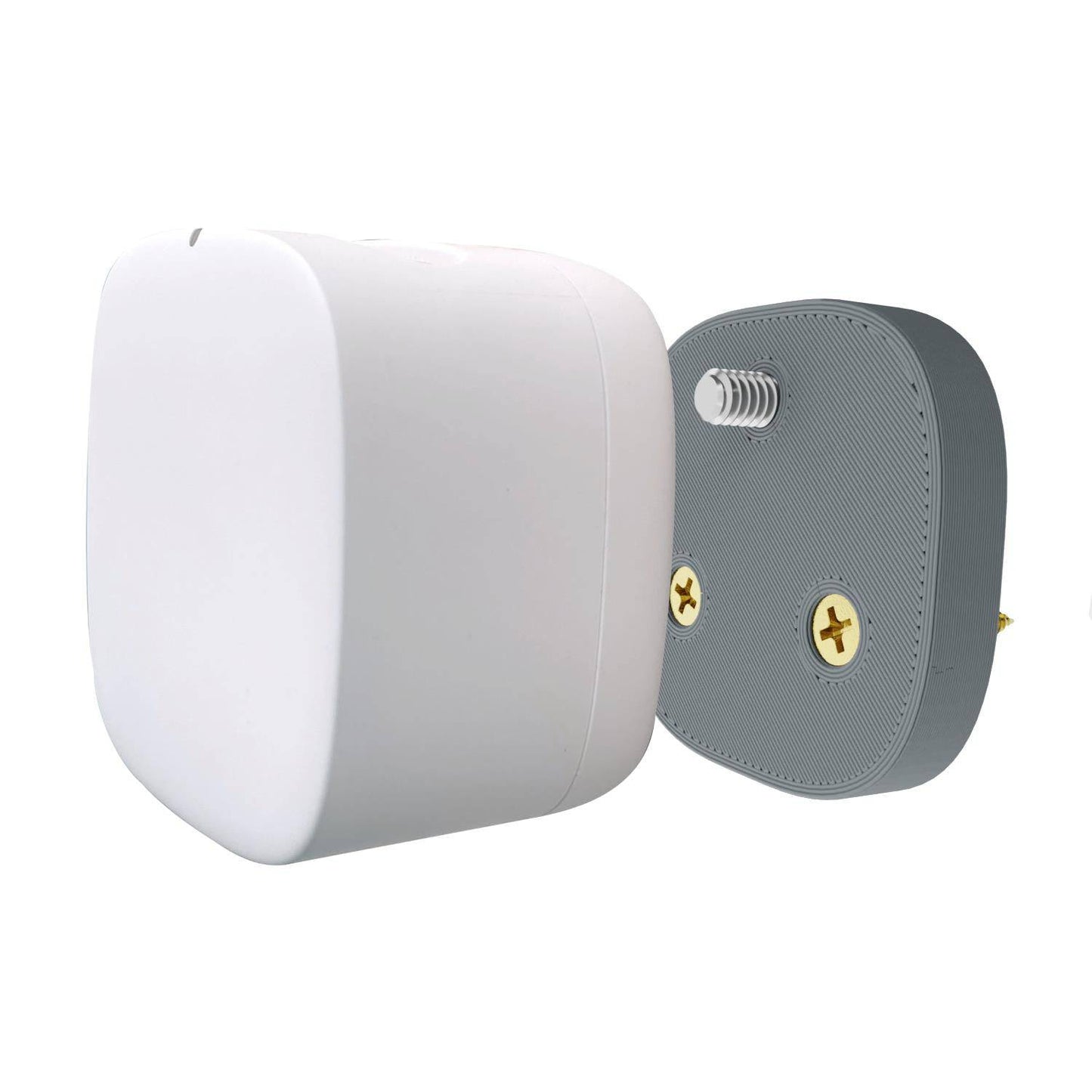 Smart Air Quality Monitor Wall Mount Bracket Hidden Holder For Amazon (Black)