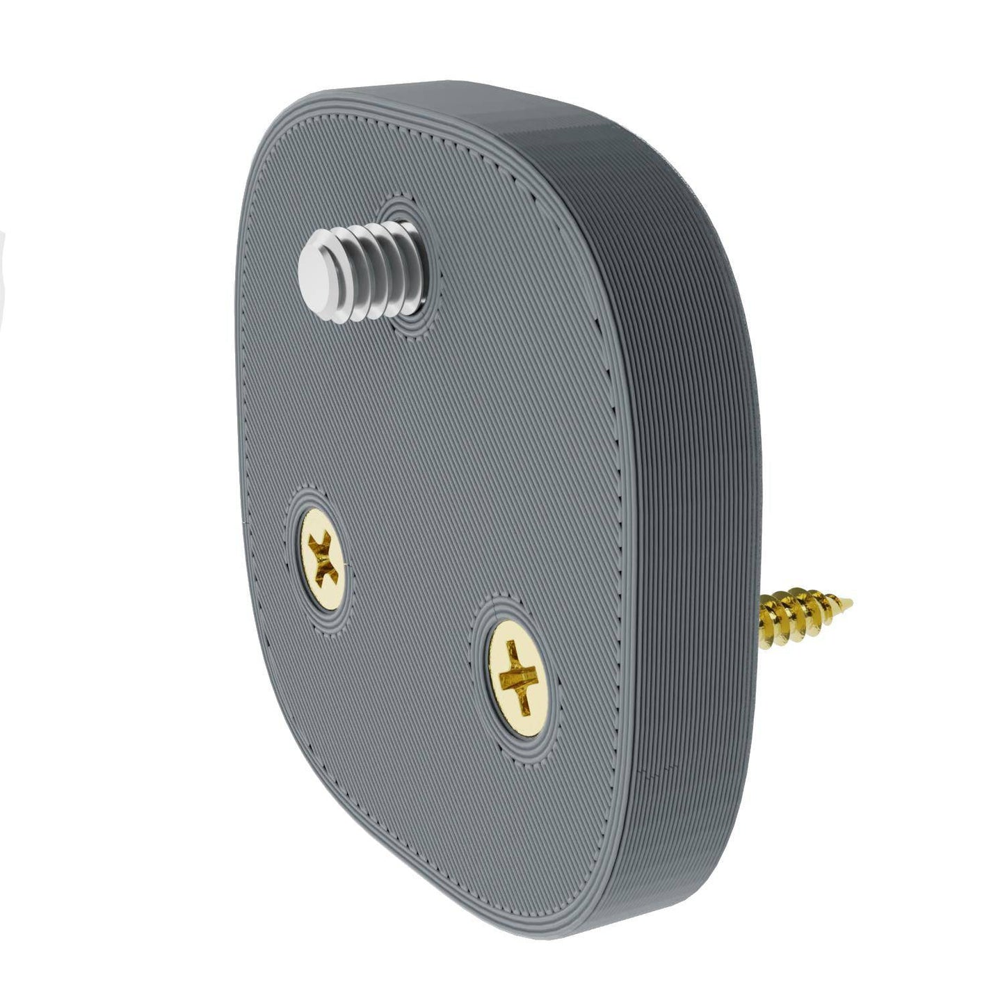 Smart Air Quality Monitor Wall Mount Bracket Hidden Holder For Amazon (Black)