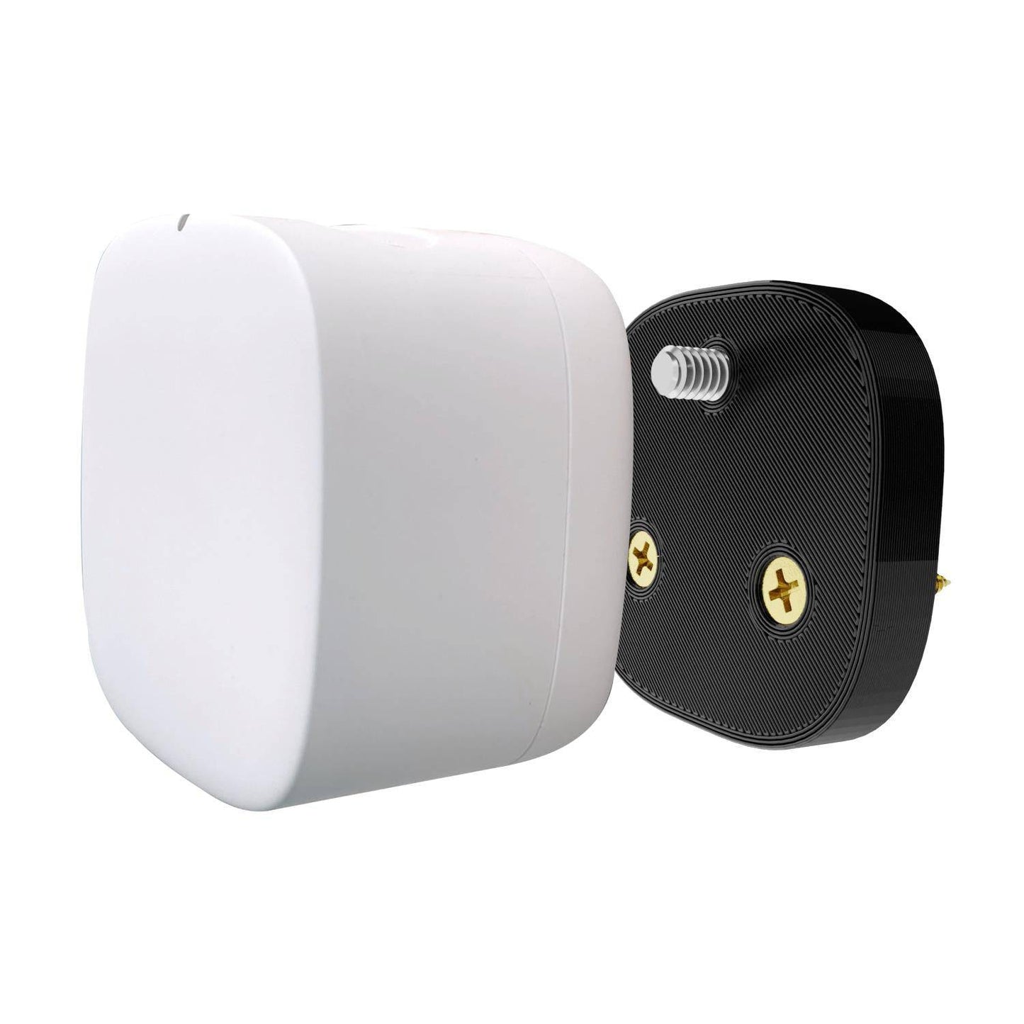Smart Air Quality Monitor Wall Mount Bracket Hidden Holder For Amazon (Black)