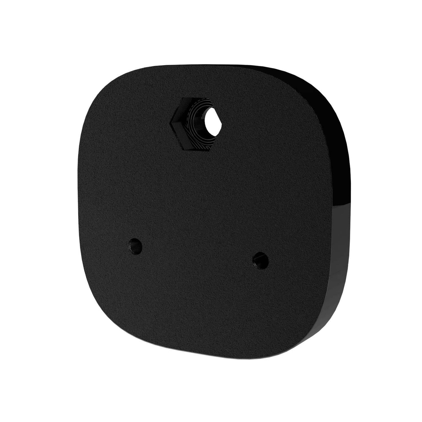 Smart Air Quality Monitor Wall Mount Bracket Hidden Holder For Amazon (Black)