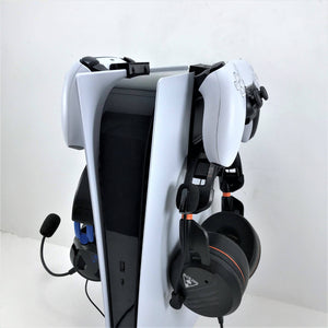 3D Cabin PS5 Controller & Headphone Console Bracket Mount Holder For Play Station 5 Digital Or Disc DualSense (Left and Right Pack)