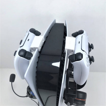 3D Cabin PS5 Controller & Kopfhörer Halterung für PlayStation 5 Digital oder Disc DualSense (Links- und Rechtspaket)