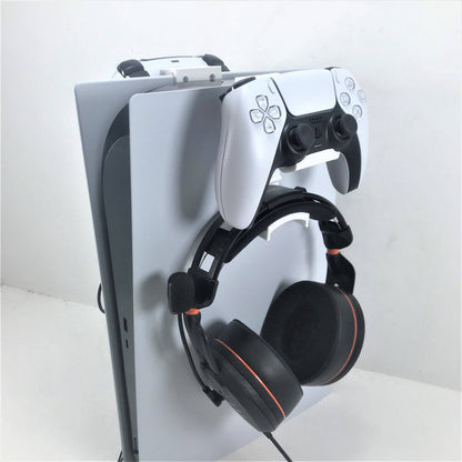 3D Cabin PS5 Controller & Kopfhörer Halterung für PlayStation 5 Digital oder Disc DualSense (Links- und Rechtspaket)