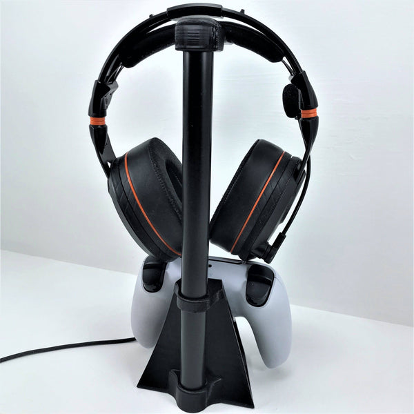 3D Cabin PS5 Controller Stand And Headphone Hanger Holder Mount For Dual Sense Play Station 5