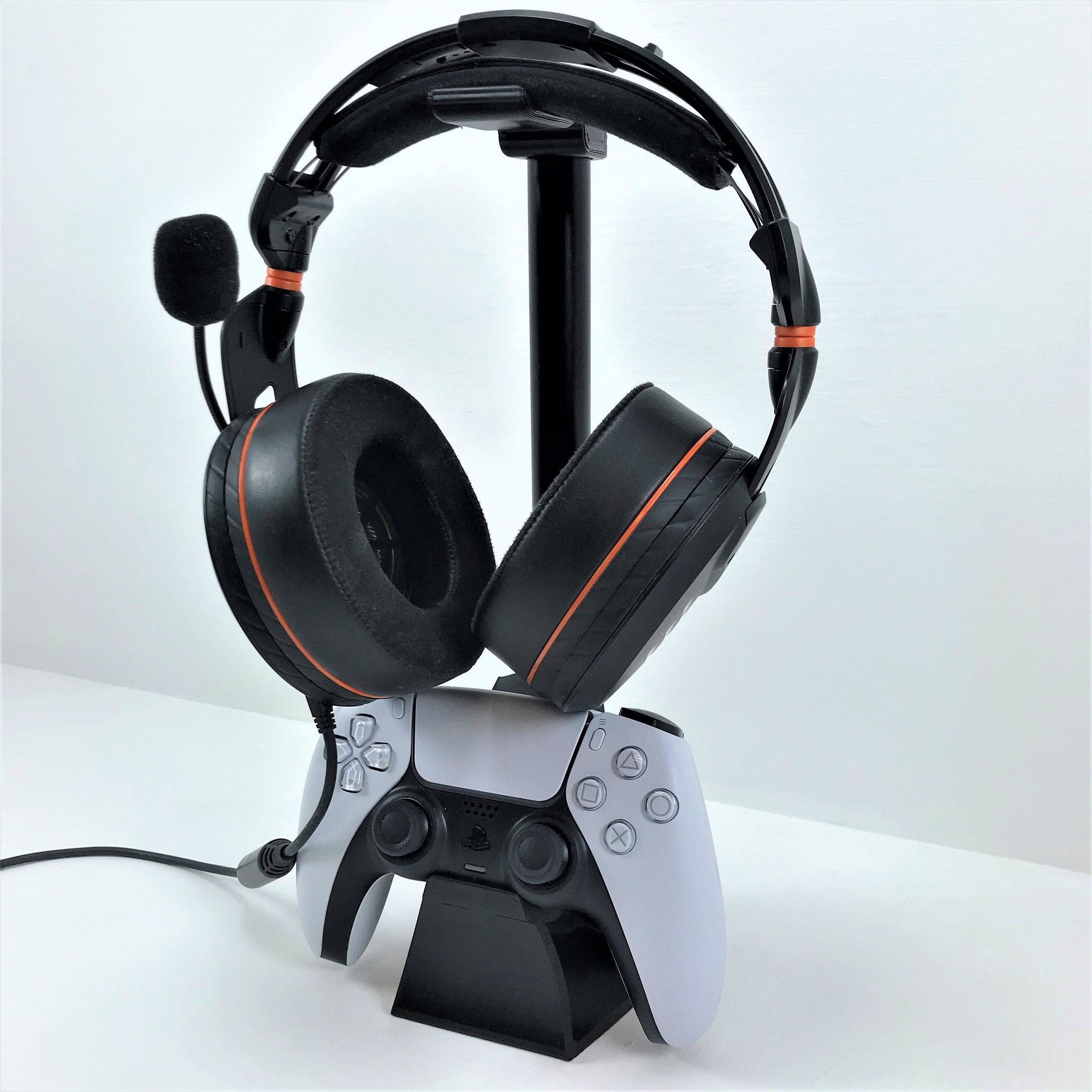3D Cabin PS5 Controller Stand And Headphone Hanger Holder Mount For Dual Sense Play Station 5
