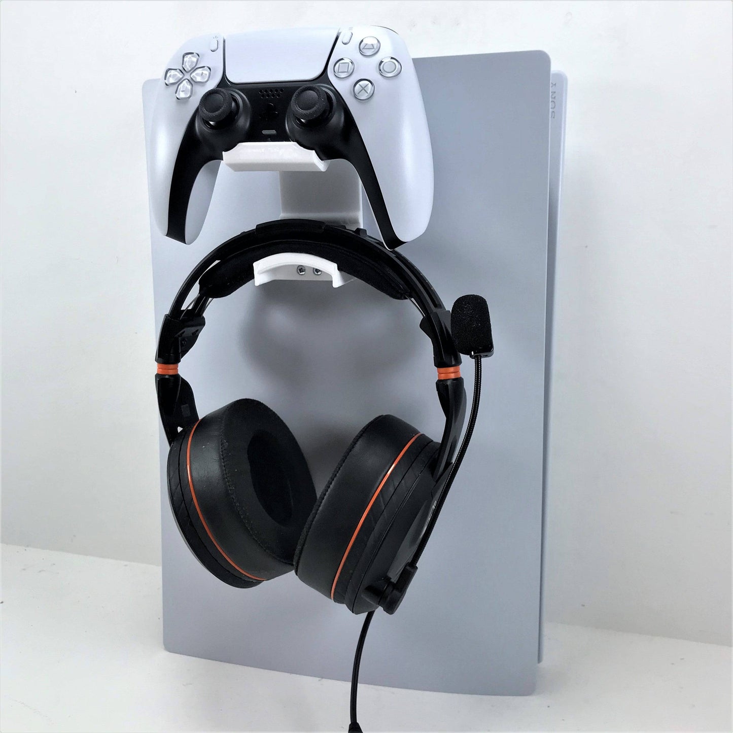 3D Cabin PS5 Controller- und Kopfhörer-Konsolenhalterung für PlayStation 5 Digital oder Disc DualSense