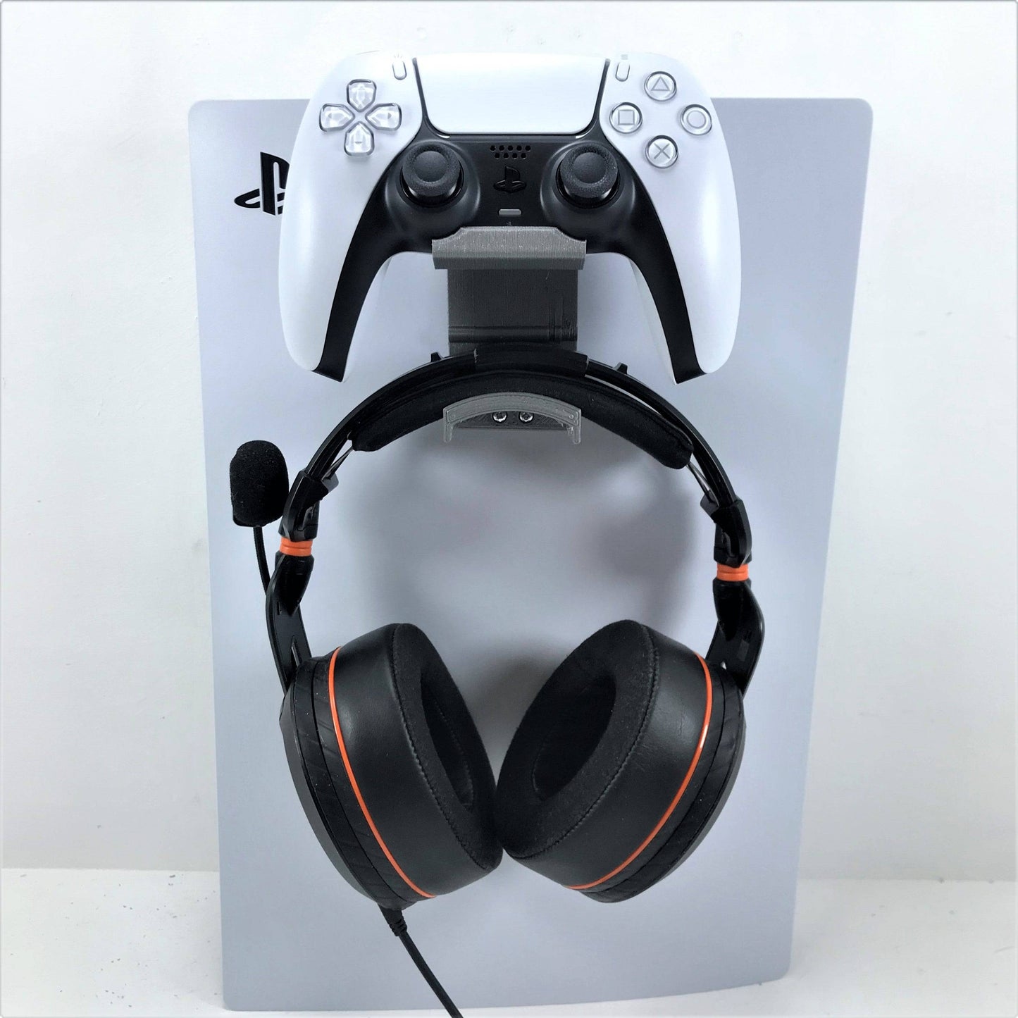 3D Cabin PS5 Controller- und Kopfhörer-Konsolenhalterung für PlayStation 5 Digital oder Disc DualSense