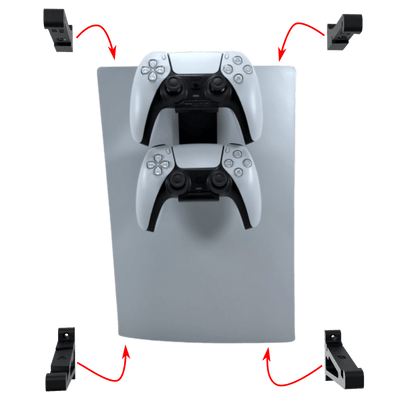 3D Cabin PS5 Minimal Wall Mounting Kit Set Bracket Pack For PlayStation Digital Console