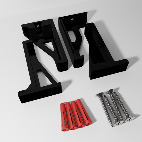 Xbox One Original Wall Mount Bracket Holders (Set of 4) - Left