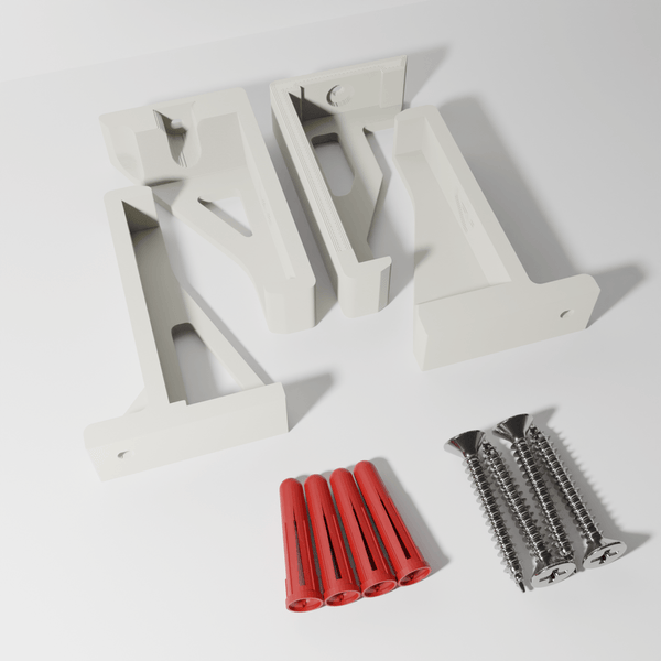 Xbox One Original Wall Mount Bracket Holders (Set of 4) - Left