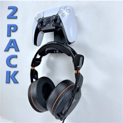3D Cabin PS5 Controller & Kopfhörer Wandhalterung Halterung (2er-Pack) Für PlayStation 5 Digital Oder Disc DualSense - Verschiedene Farben