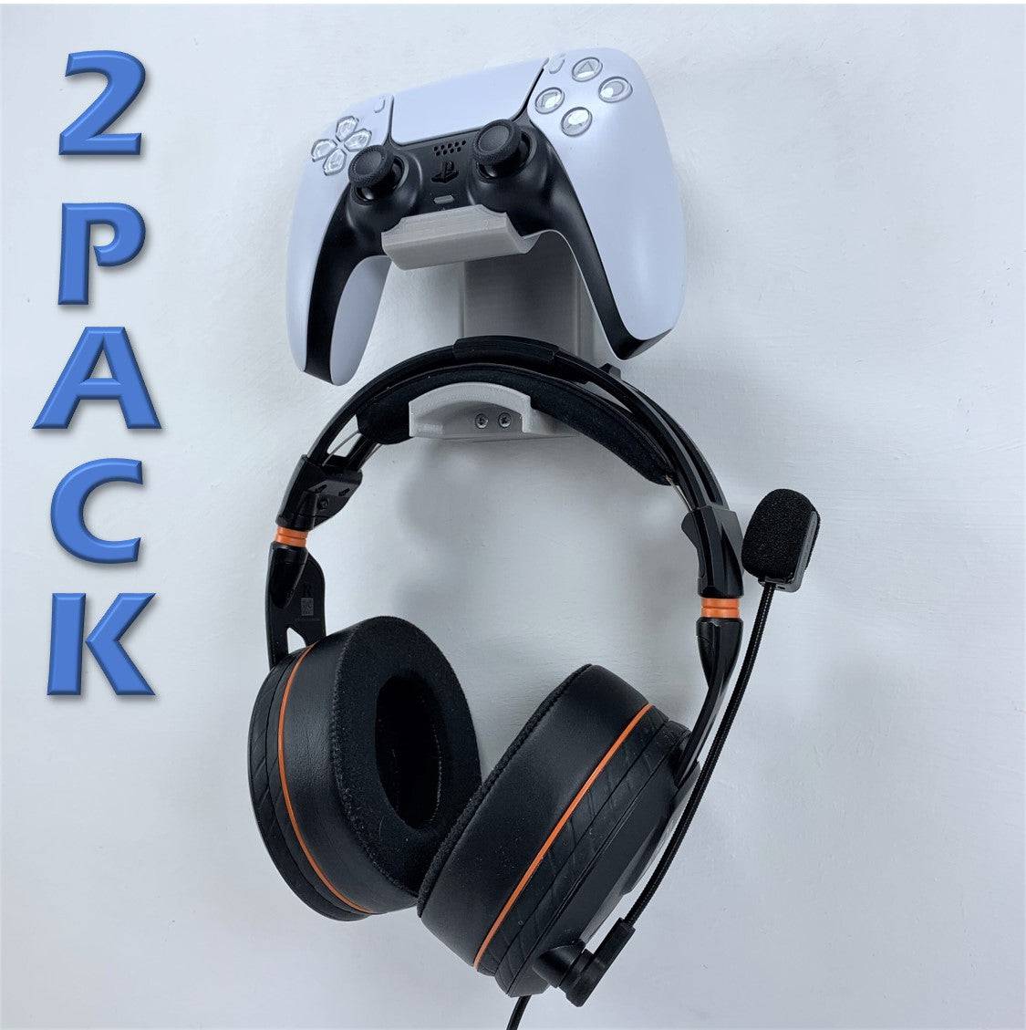 3D Cabin PS5 Controller & Kopfhörer Wandhalterung Halterung (2er-Pack) Für PlayStation 5 Digital Oder Disc DualSense - Verschiedene Farben