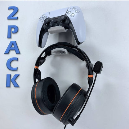 3D Cabin PS5 Controller & Kopfhörer Wandhalterung Halterung (2er-Pack) Für PlayStation 5 Digital Oder Disc DualSense - Verschiedene Farben