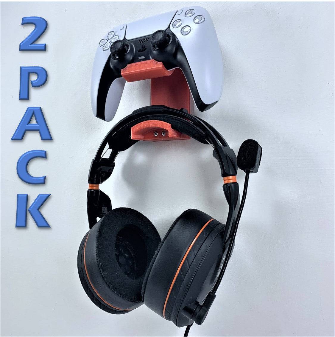 3D Cabin PS5 Controller & Kopfhörer Wandhalterung Halterung (2er-Pack) Für PlayStation 5 Digital Oder Disc DualSense - Verschiedene Farben