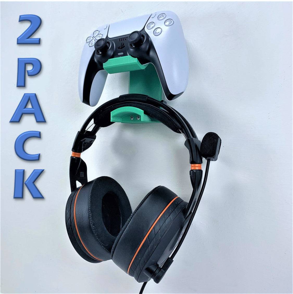 3D Cabin PS5 Controller & Kopfhörer Wandhalterung Halterung (2er-Pack) Für PlayStation 5 Digital Oder Disc DualSense - Verschiedene Farben