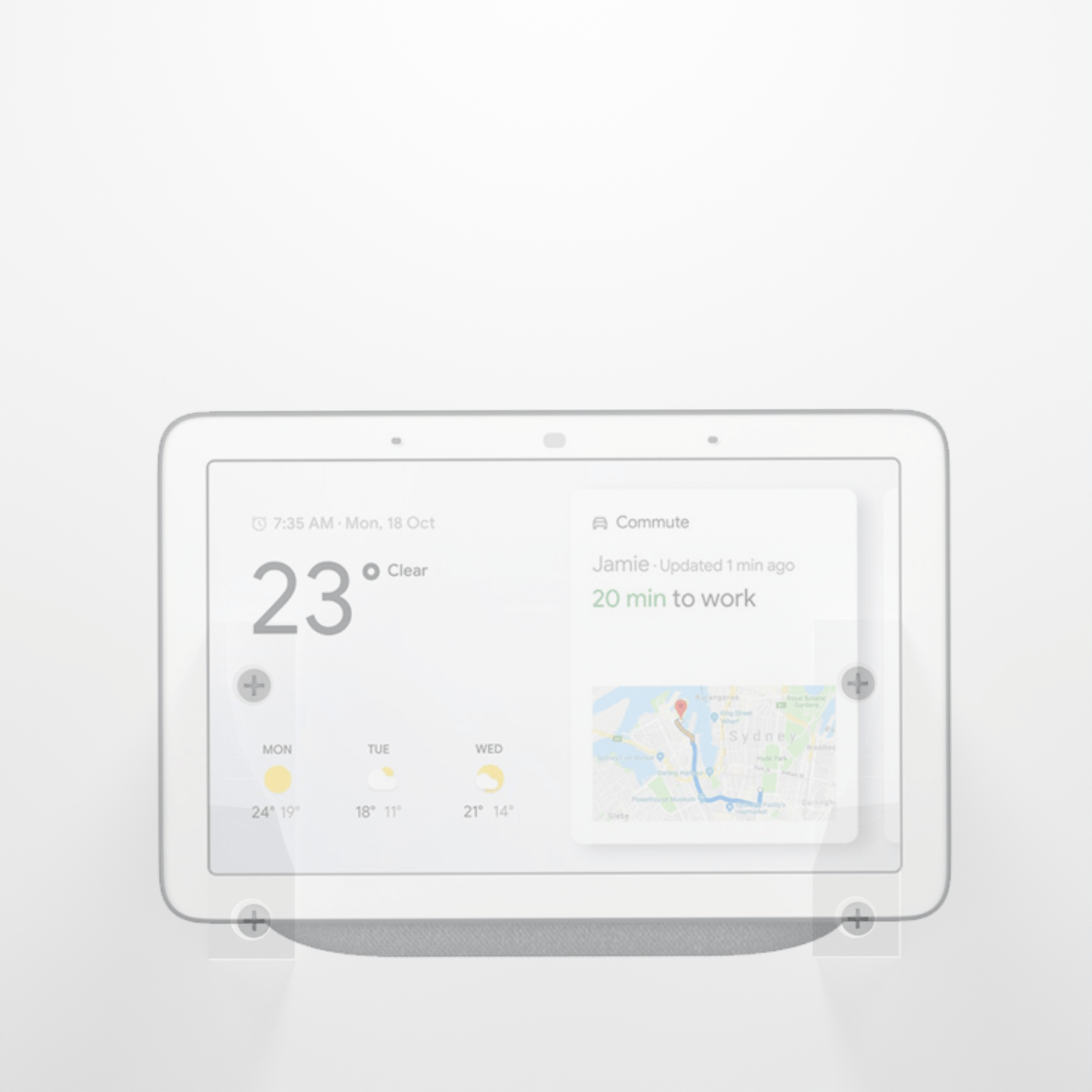 Nest Hub 2nd Gen Wall Mount Bracket Holder For Google Assistant