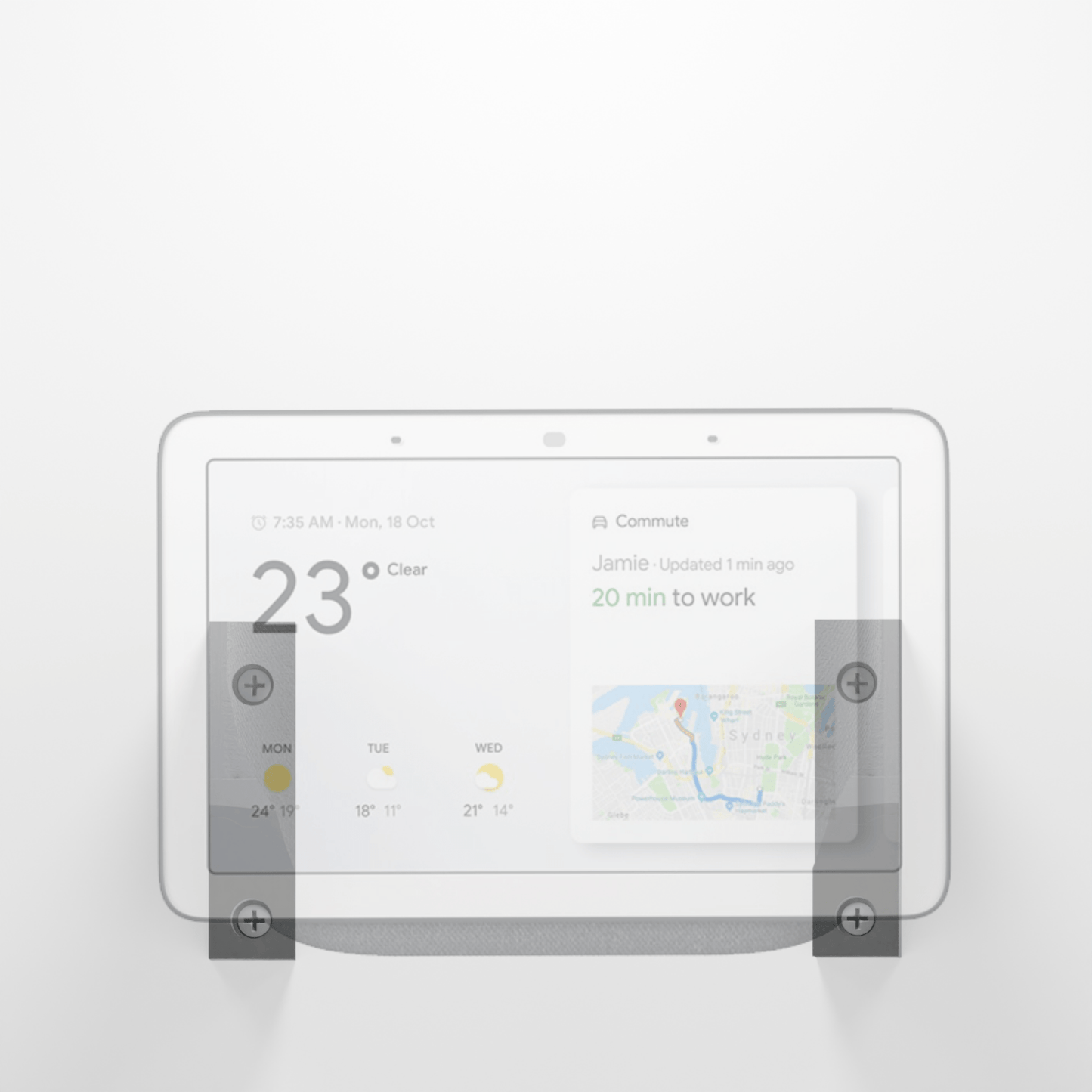 Nest Hub 2nd Gen Wall Mount Bracket Holder For Google Assistant