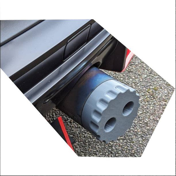 Exhaust Tip Silencer Baffle Muffler Sound Dampener For Cold Start Up