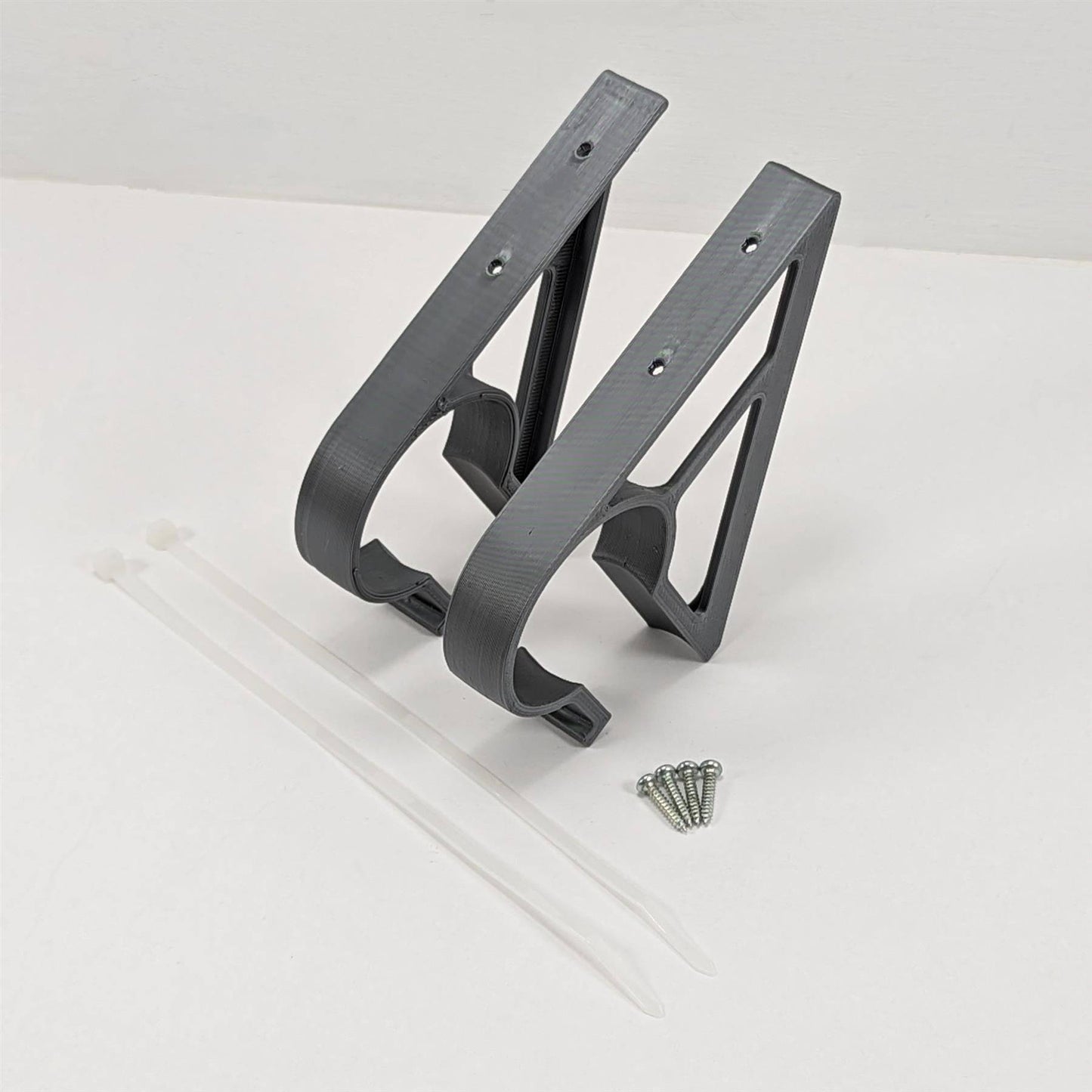 Swimming Pool Shelf Brackets Mounts For Oval T-Rails 53x40mm Storage Surface