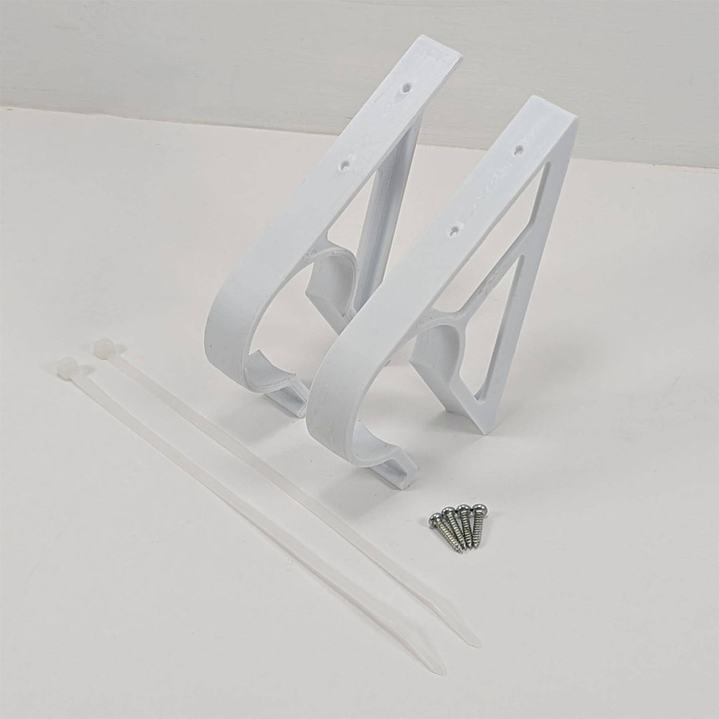 Swimming Pool Shelf Brackets Mounts For Oval T-Rails 53x40mm Storage Surface