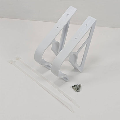 Swimming Pool Shelf Brackets Mounts For Oval T-Rails 53x40mm Storage Surface
