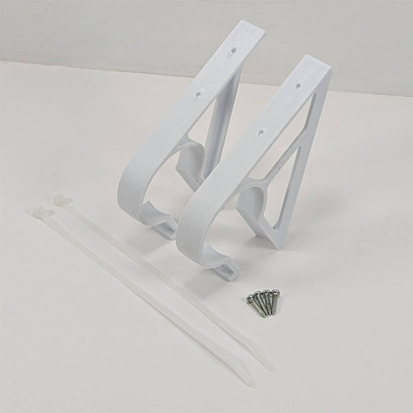 Swimming Pool Shelf Brackets Mounts For Oval T-Rails 53x40mm Storage Surface