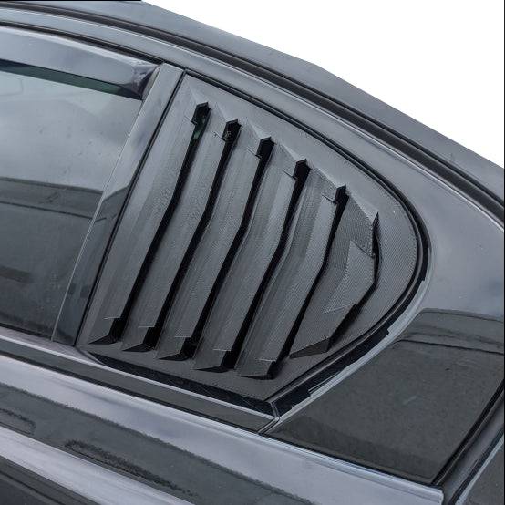3D Cabin Jag XE Louvers Rear Quarter Window (X760) 2015+ Pair