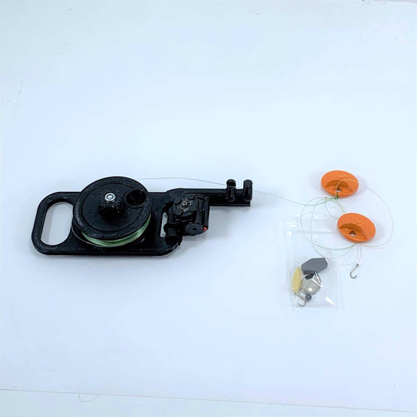 Fishing Rod & Reel Miniature Pocket Survival Kit