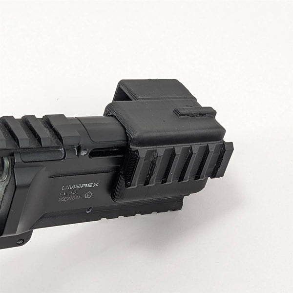 HDR 50 Umarex T4E Picatinny Rail Mount And Storage Clip Bracket Side Accessory Paintball
