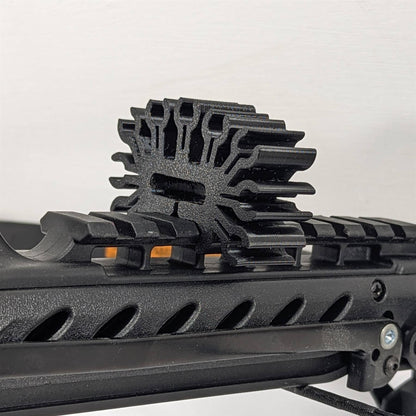 Picatinny Bolt Holder Accessory Quiver Clip On For 9 Bolts
