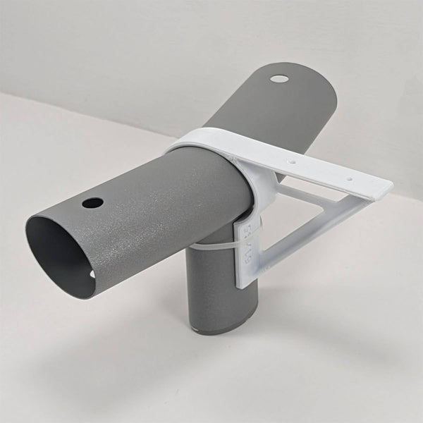 Swimming Pool Shelf Brackets Mounts For Oval T-Rails 61x45mm Power Steel, Storage Surface