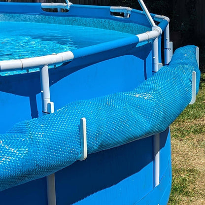 Aufbewahrungsgestell für Poolabdeckungen, klappbare Seitenhalterungen