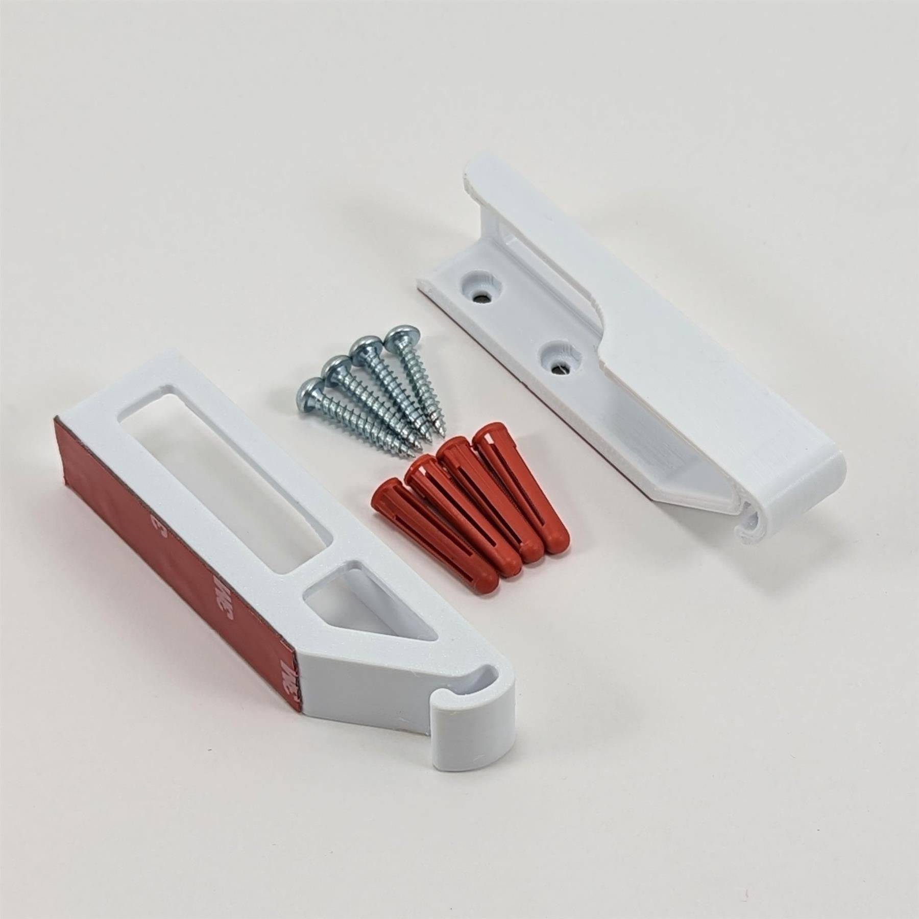 Tablet Wall Mount Bracket Holder Universal With Cable Hook (Up to 19mm Thickness)