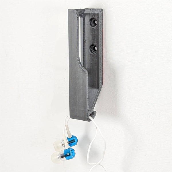 Tablet Wall Mount Bracket Holder Universal With Cable Hook (Up to 19mm Thickness)