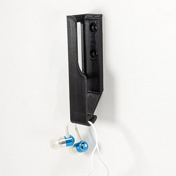 Tablet Wall Mount Bracket Holder Universal With Cable Hook (Up to 19mm Thickness)