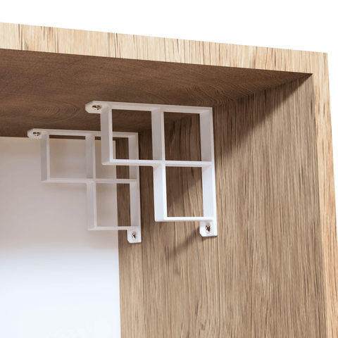 Tin Foil / Cling Film / Grease Proof Paper Mount Bracket Holder Organiser Corner Holder For Kitchen Cupboard Organisation