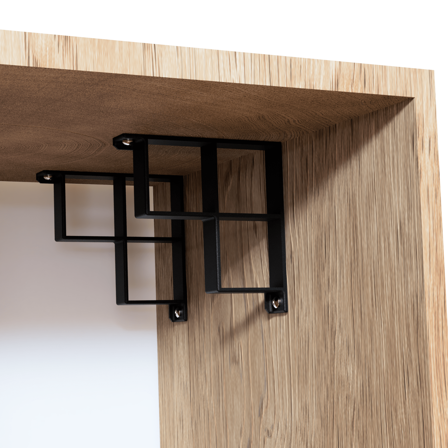 Tin Foil / Cling Film / Grease Proof Paper Mount Bracket Holder Organiser Corner Holder For Kitchen Cupboard Organisation