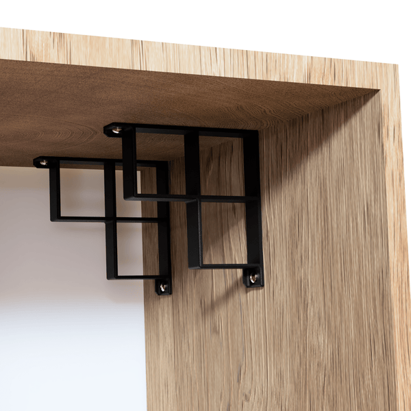 Tin Foil / Cling Film / Grease Proof Paper Mount Bracket Holder Organiser Corner Holder For Kitchen Cupboard Organisation