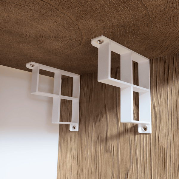 Tin Foil / Cling Film / Grease Proof Paper Mount Bracket Holder Organiser Corner Holder For Kitchen Cupboard Organisation