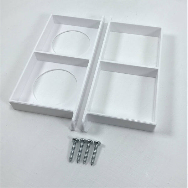 Tin Foil / Cling Film / Grease Proof Paper Mount Bracket Holder Organiser For Kitchen Cupboard Storage EXTRA LARGE
