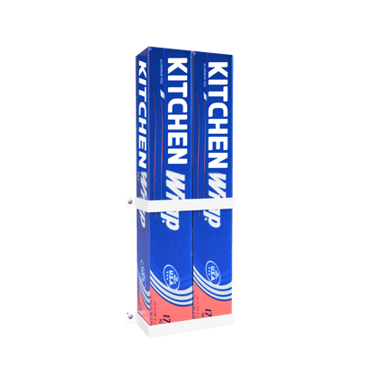 Tin Foil / Cling Film / Grease Proof Paper Mount Bracket Holder Organiser For Kitchen Cupboard Storage EXTRA LARGE