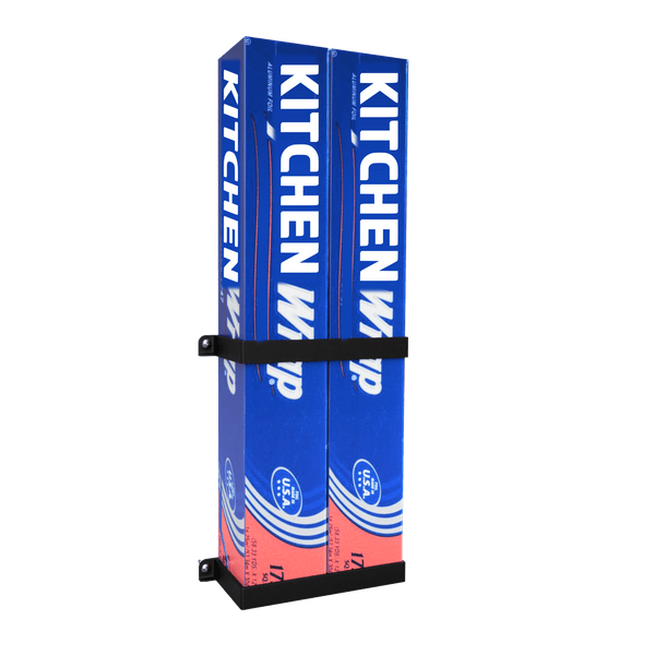 Tin Foil / Cling Film / Grease Proof Paper Mount Bracket Holder Organiser For Kitchen Cupboard Storage EXTRA LARGE