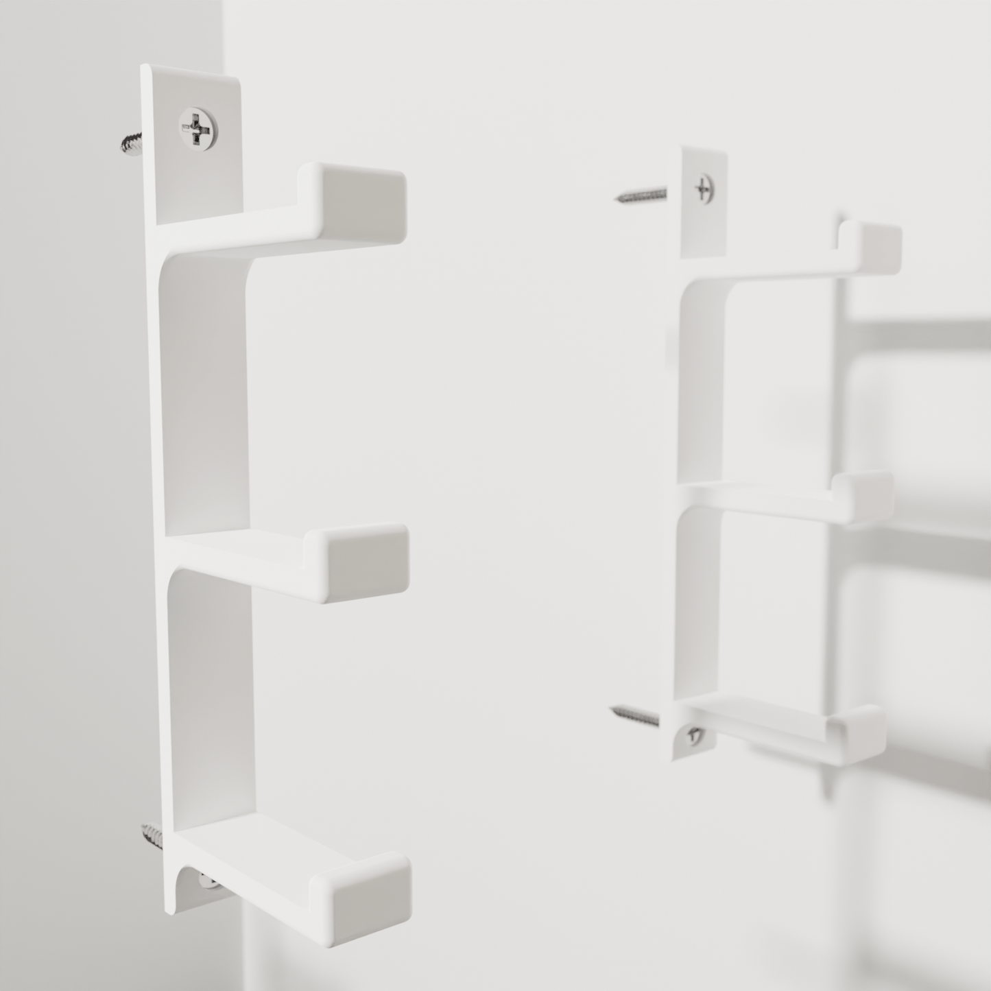 Tin Foil / Cling Film / Grease Proof Paper Mount Bracket Holder Organiser For Kitchen Cupboard Storage Side Hooks