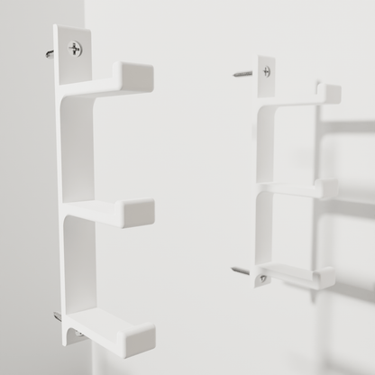 Tin Foil / Cling Film / Grease Proof Paper Mount Bracket Holder Organiser For Kitchen Cupboard Storage Side Hooks