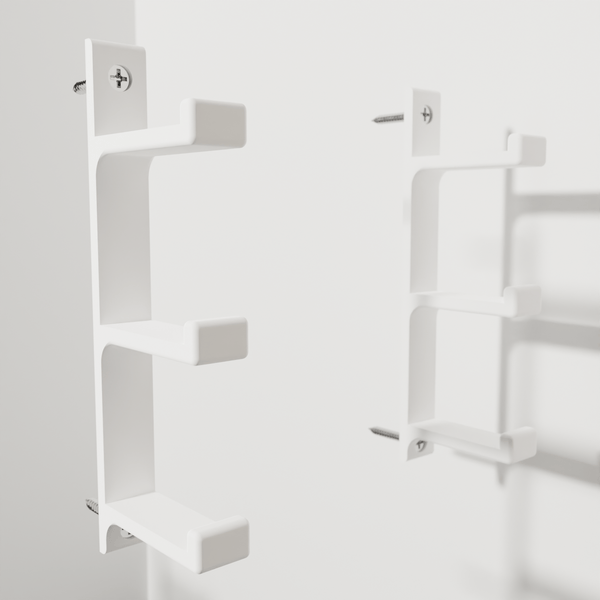 Tin Foil / Cling Film / Grease Proof Paper Mount Bracket Holder Organiser For Kitchen Cupboard Storage Side Hooks