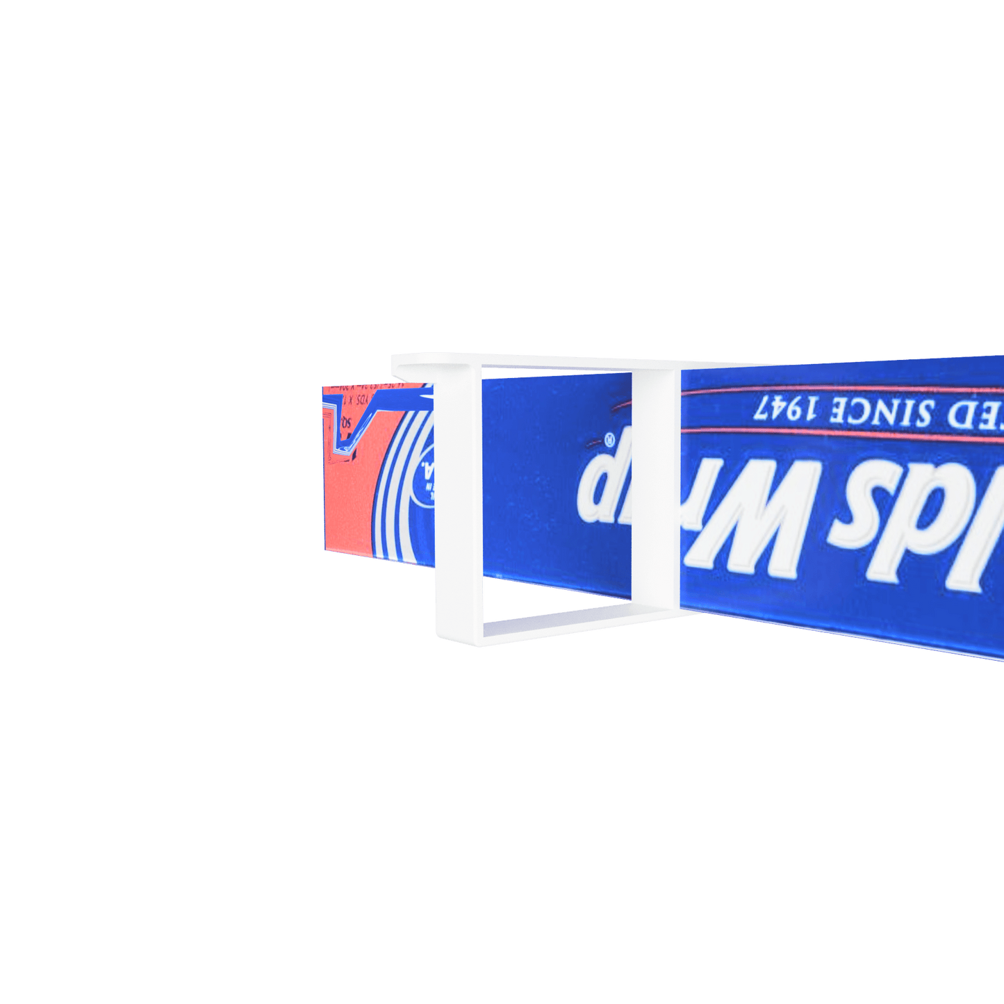 Tin Foil / Cling Film / Grease Proof Paper Mount Bracket Holder Organiser Under Shelf Holder For Kitchen Cupboard Organisation EXTRA LARGE
