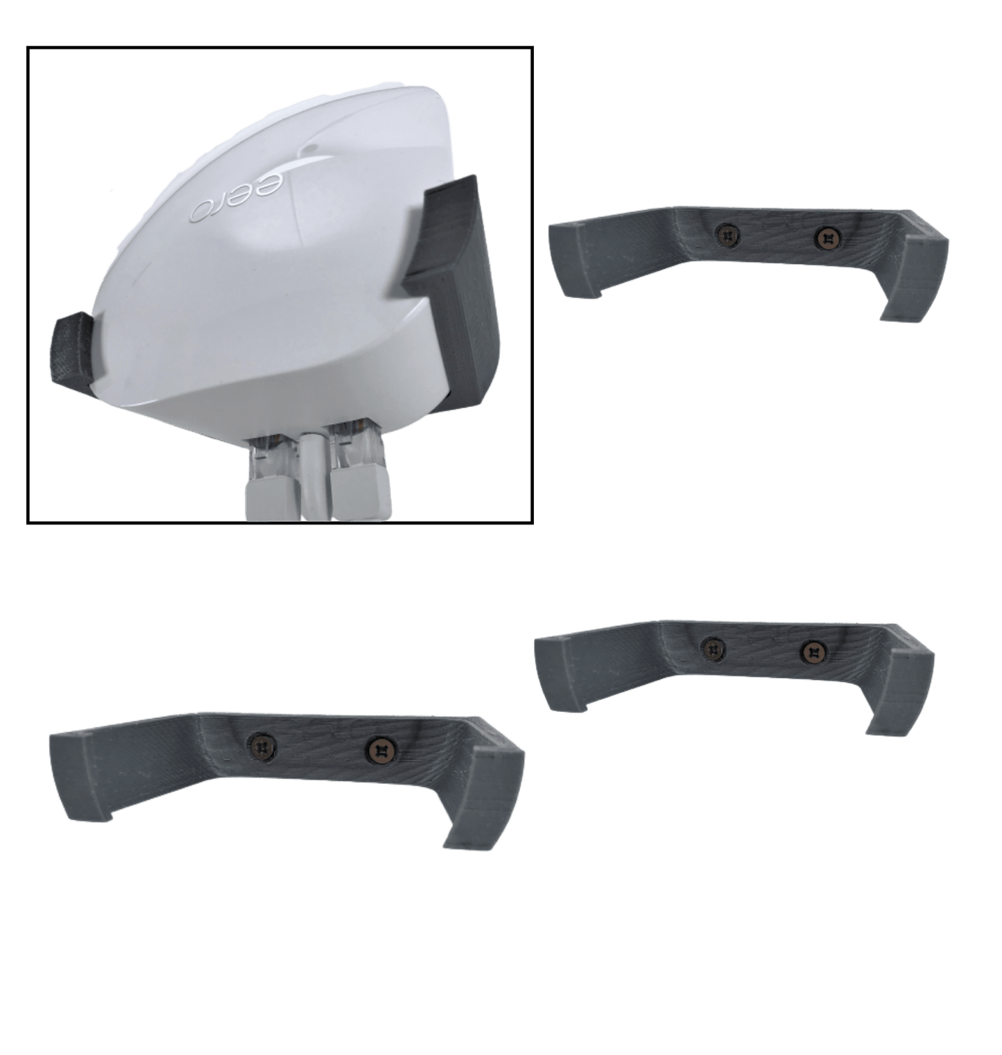 Wall Mount Bracket Holder For Eero Mesh Wi-Fi Router/Extender Holster Style