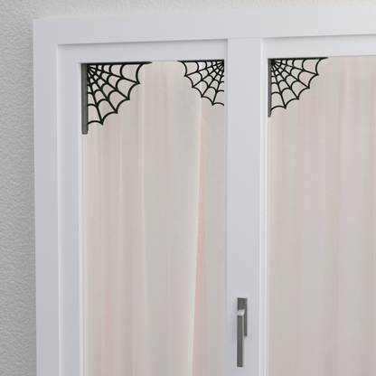 Spider Cobweb Halloween Decoration For Window Corner's 3 Pack