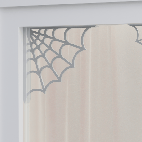 Spider Cobweb Halloween Decoration For Window Corner's 3 Pack